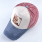 Unisex Animal Lion Embroidered Baseball Cap  Outdoor Sports/Travel Cotton Adjustable Sunhat All-match Couple Hats Hip-Hop Gorras