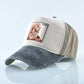 Unisex Animal Lion Embroidered Baseball Cap  Outdoor Sports/Travel Cotton Adjustable Sunhat All-match Couple Hats Hip-Hop Gorras