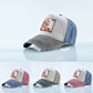 Unisex Animal Lion Embroidered Baseball Cap  Outdoor Sports/Travel Cotton Adjustable Sunhat All-match Couple Hats Hip-Hop Gorras