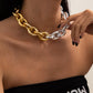 High Quality Punk Lock Chain Necklace for Women