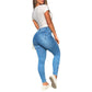 High Waist Skinny Denim Jeans