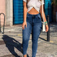 High Waist Skinny Denim Jeans