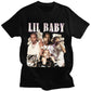 Lil Baby Hip Hop T-shirt Vintage Top