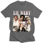 Lil Baby Hip Hop T-shirt Vintage Top