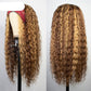 Deep Curly Headband Human Hair Wig