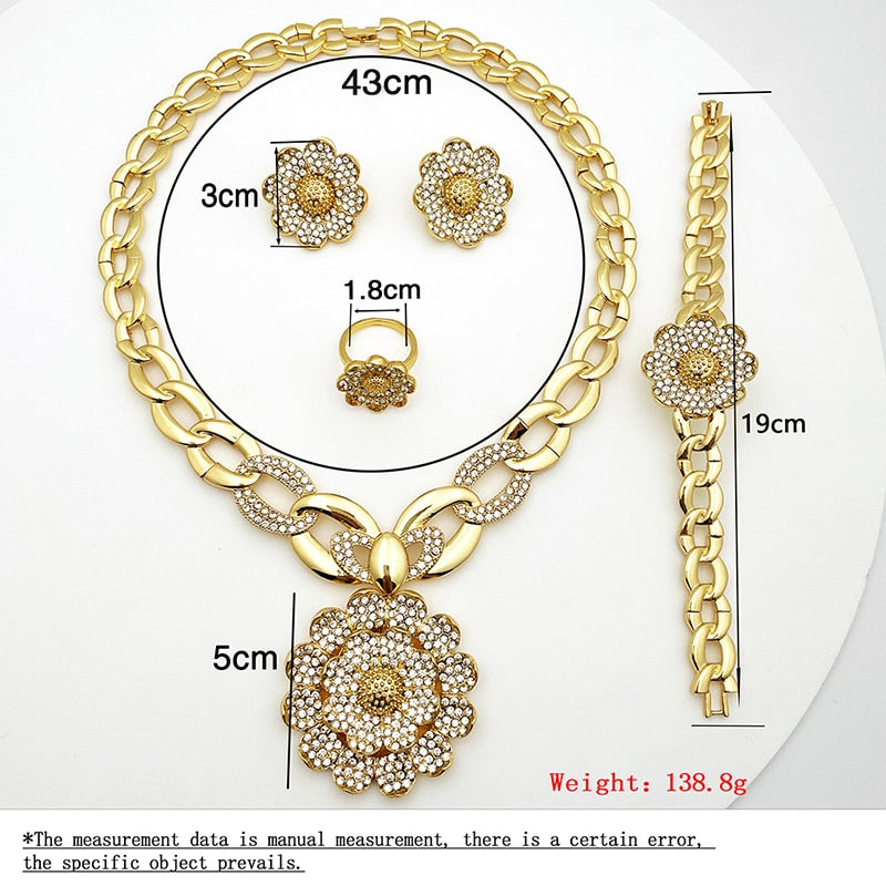 Newly Dubai Jewelry Set For Women