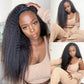 Yaki Straight Headband Wig Human Hair for Women
