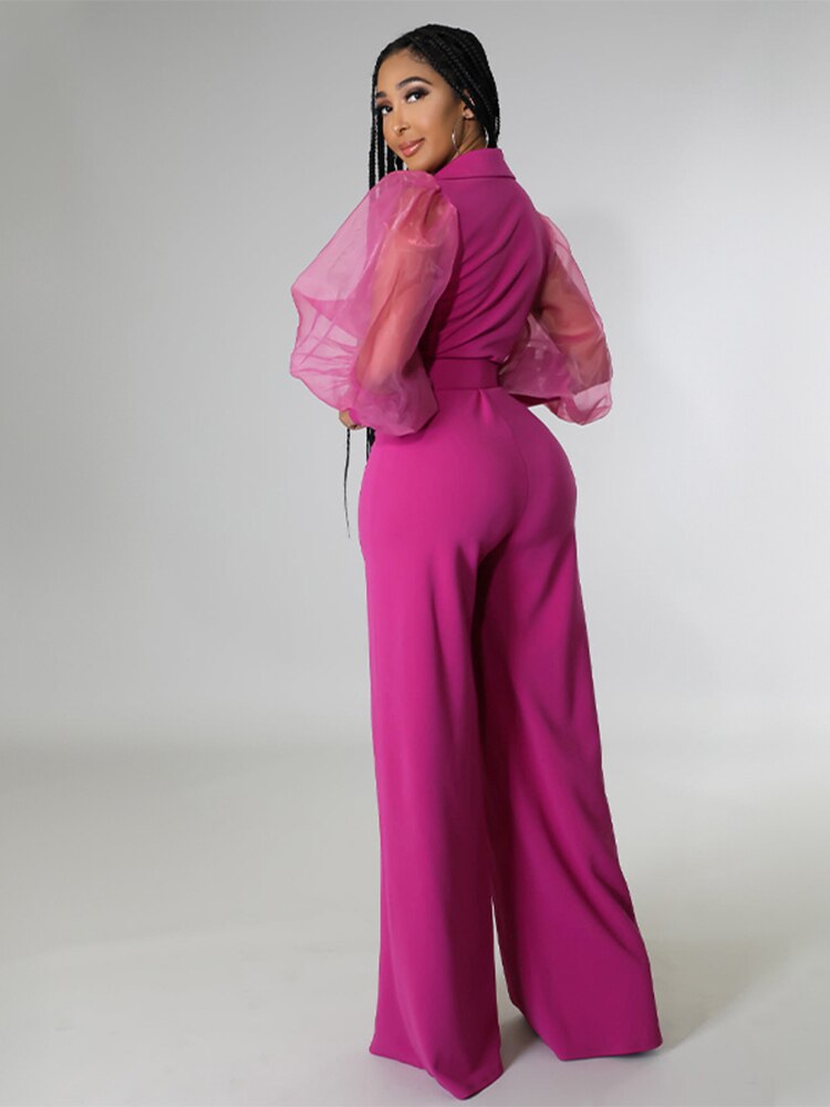 Elegant Jumpsuit with Belt
