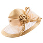 Wide Brim Floppy Satin Ribbon Party Hat