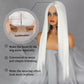 Colored Straight Natural Synthetic Wig