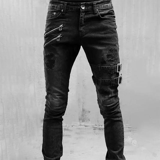 Skinny Casual Denim Pants- Jeans