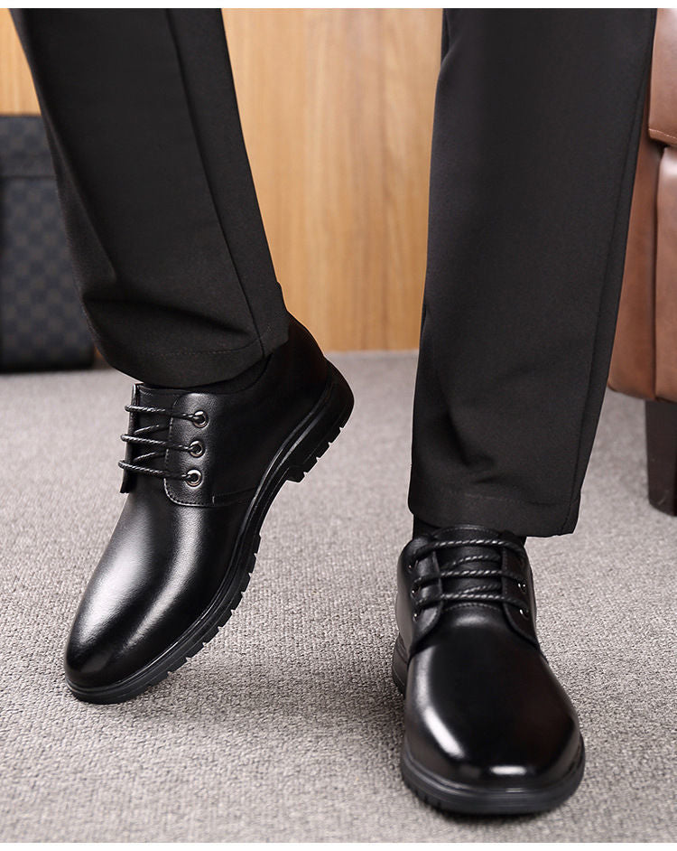 Pu Leather Business Casual Shoes For Men