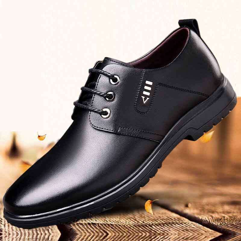 Pu Leather Business Casual Shoes For Men