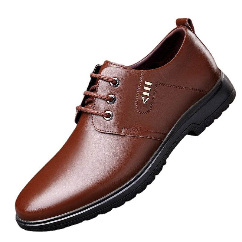 Pu Leather Business Casual Shoes For Men