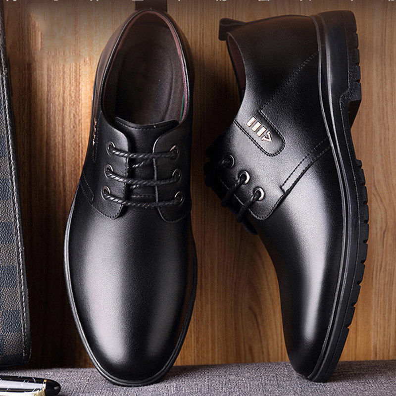 Pu Leather Business Casual Shoes For Men