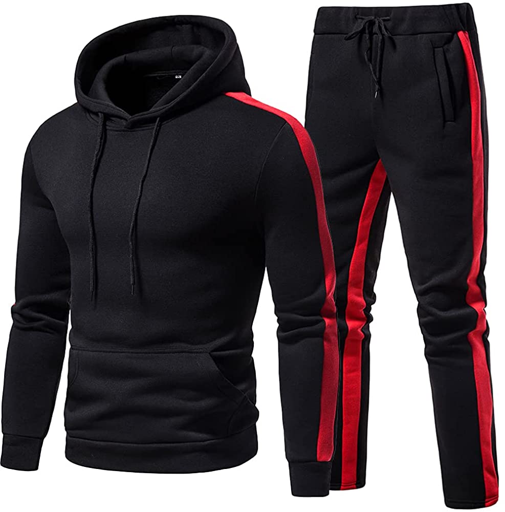 Winter Jogging Set Hoodie Tracksuit for Men