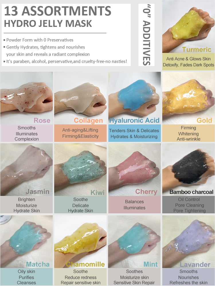 Jelly Mask Powder Set Peel Off Rubber Facial Mask