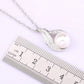 Natural White Pearl 925 Silver Jewelry Sets For Women