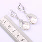 Natural White Pearl 925 Silver Jewelry Sets For Women