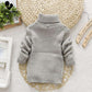 Turtleneck Knitted Sweaters Top for Girls