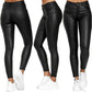 High Waist Skinny Leather Leggings