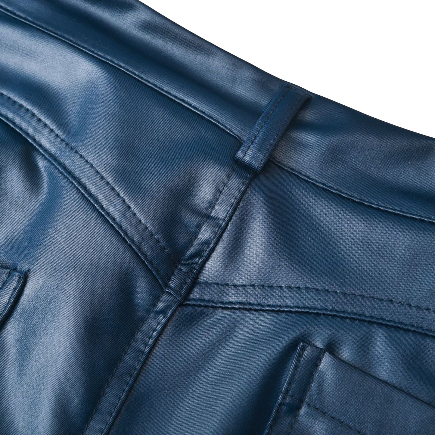 High Waist Skinny Leather Leggings
