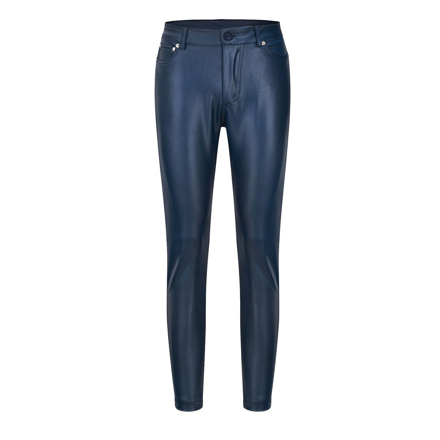 High Waist Skinny Leather Leggings