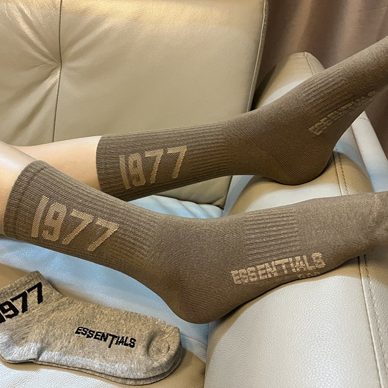 ESSENTIALS 1977 Sports Breathable Cotton Socks