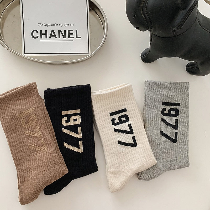 ESSENTIALS 1977 Sports Breathable Cotton Socks