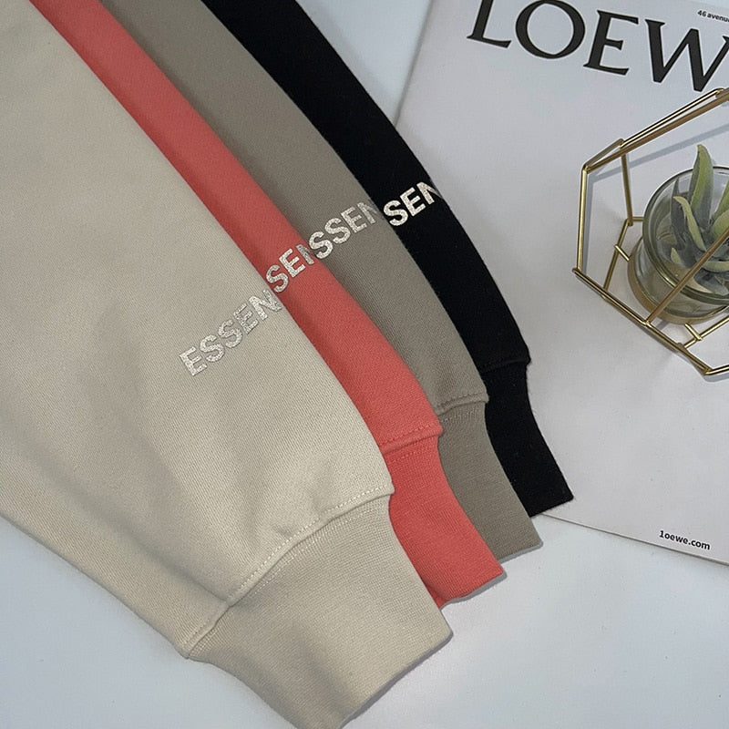 Essentials High Neck Zip Sweatshirt Jacket Top