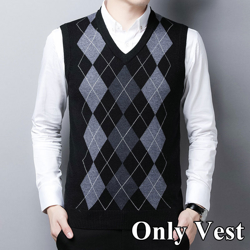 Slim Knitting Pattern Sweater Vest