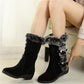 Warm Fur Mid-calf Boots for Women