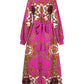 Printed Belted Summer Sundress