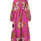 Printed Belted Summer Sundress
