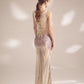 Long Sequin Evening Dress