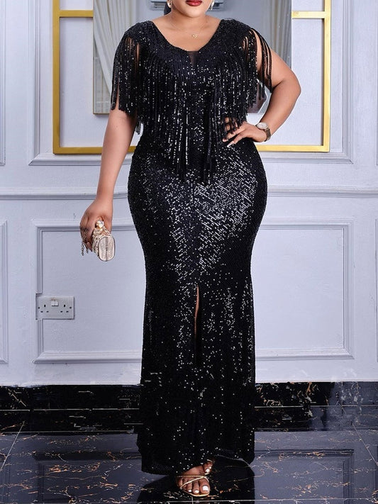Sequins Evening Party Dress