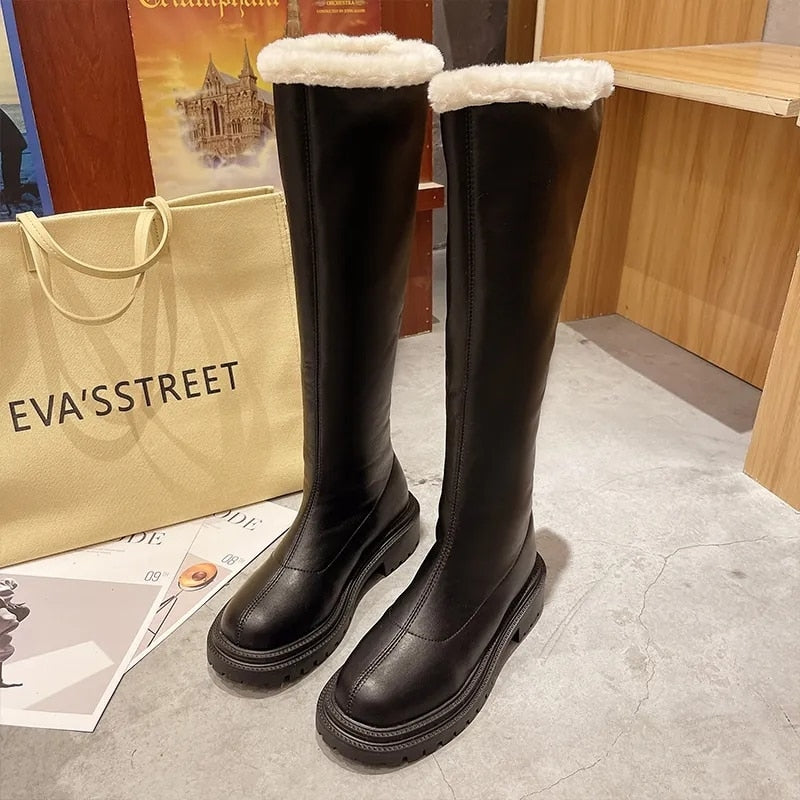 Thigh High Winter Boots