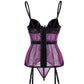 Sexy Bustier Spaghetti Straps Padded Corset Lingerie