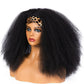 Kinky Curly Synthetic Headband Wigs For Women