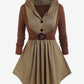 Hooded Cinched O Ring Top for Women