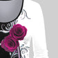 Rose Printed Top Plus Size for Women