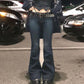 Low Waist Vintage Flare Jeans