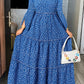 VONDA Bohemian Maxi Dress 2022 Autumn Women Casual Long Flare Sleeve Floral Printed Party Vestido Loose Pleated Holiday Dresses