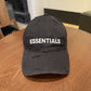 High Quality 1:1 ESSENTIALS Caps Men Women Ripped Baseball Cap Hip Hop Streetwear Essential Letter Print Luxury Brand Hat