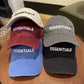 High Quality 1:1 ESSENTIALS Caps Men Women Ripped Baseball Cap Hip Hop Streetwear Essential Letter Print Luxury Brand Hat