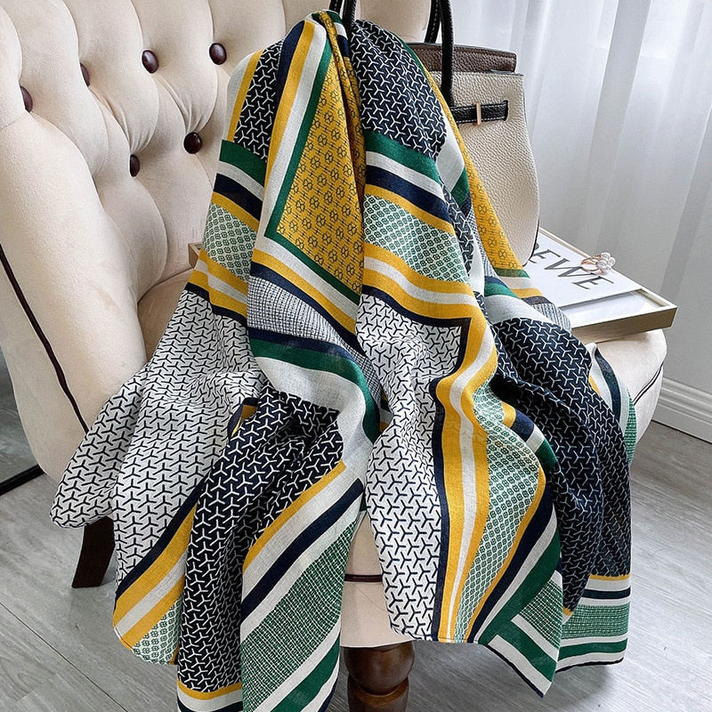 Winter Cotton Scarf for Women