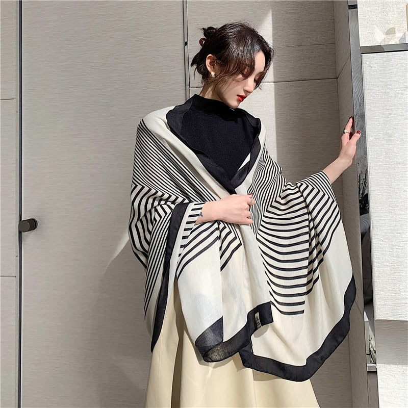 Winter Cotton Scarf for Women
