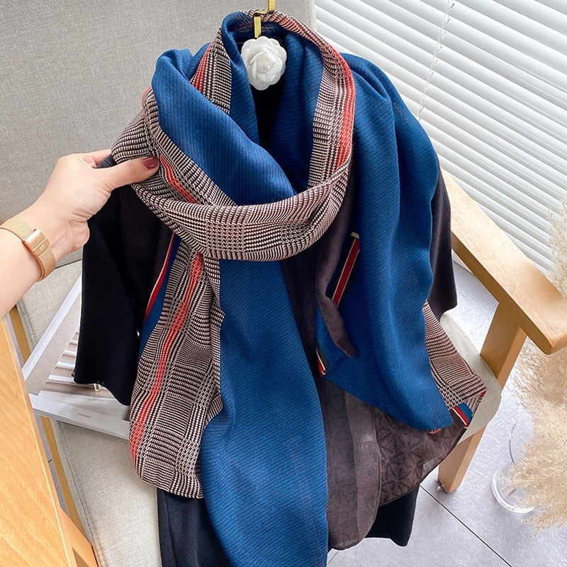 Winter Cotton Scarf for Women