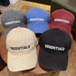 High Quality 1:1 ESSENTIALS Caps Men Women Ripped Baseball Cap Hip Hop Streetwear Essential Letter Print Luxury Brand Hat