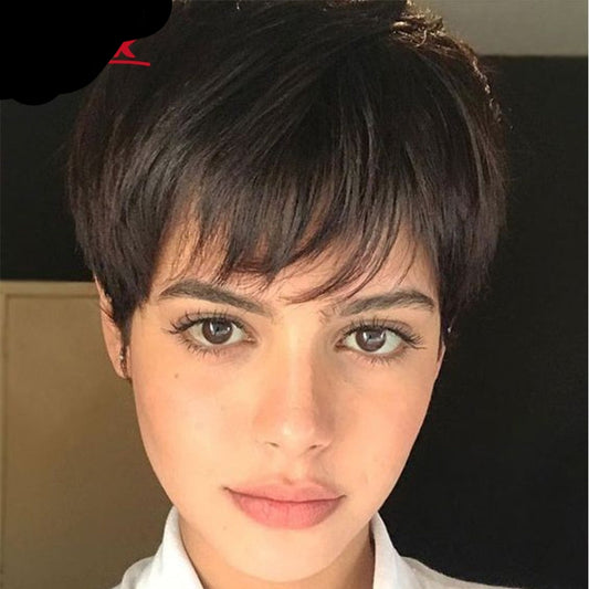 Pixie Cut Short Brazilian Hair Wig